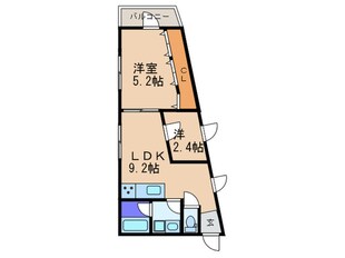 カ－サ・フェルマ－タの物件間取画像